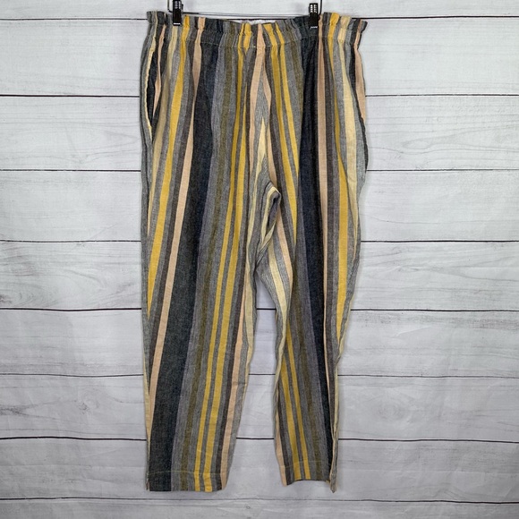 NWT Beach Lunch Lounge Women's Giavanna Paper Bag Waist Pants Size XL - Picture 3 of 8